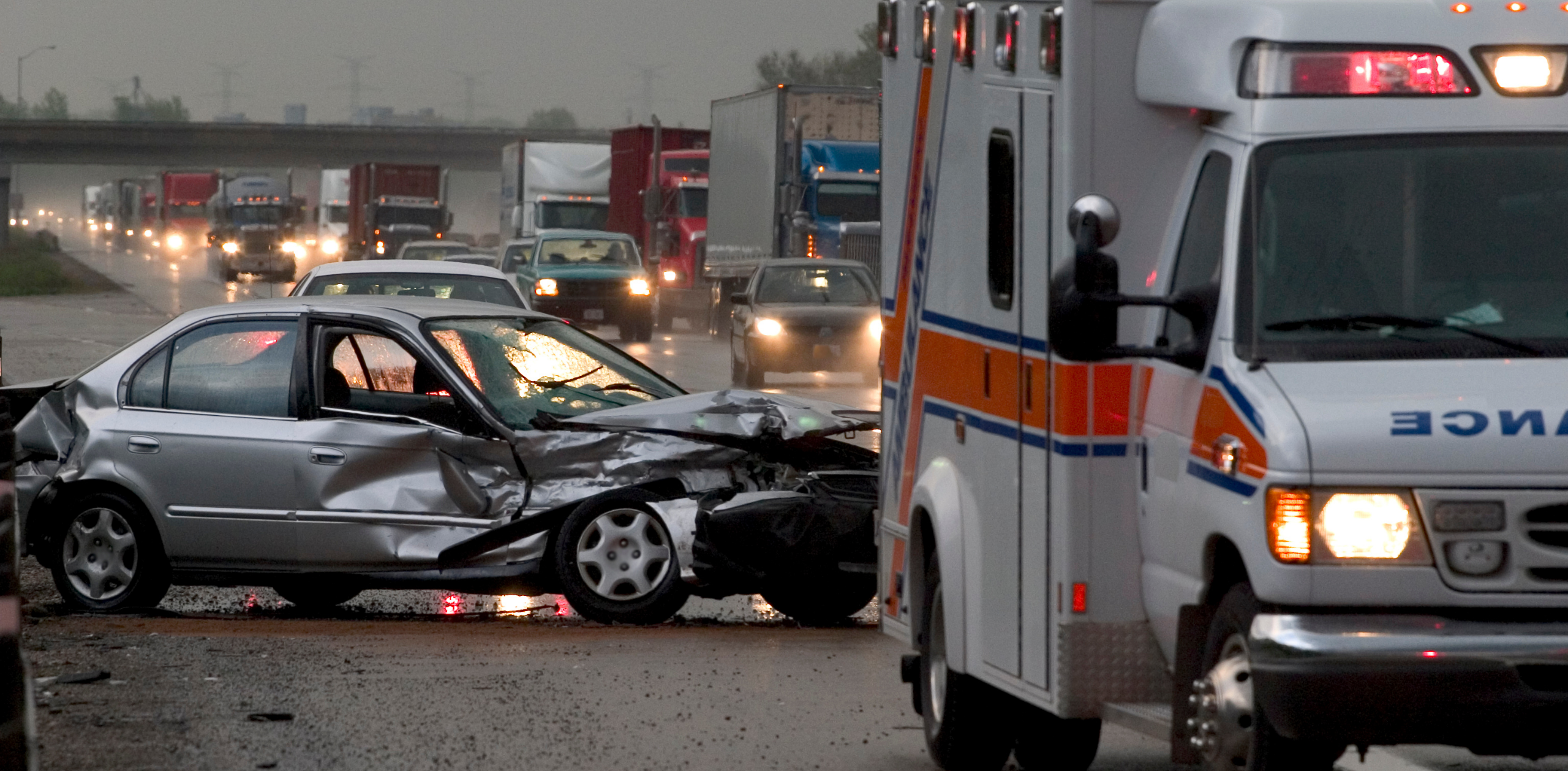 Motor Vehicle Crash and emergency response representing the need for Car Accident Case Management in Michigan